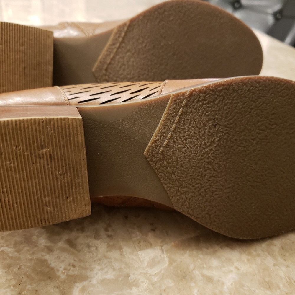 Genuine leather booties
